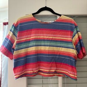 talbots cropped t-shirt